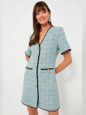 NWT Tuckernuck Pomander Place Josephine Tweed Dress